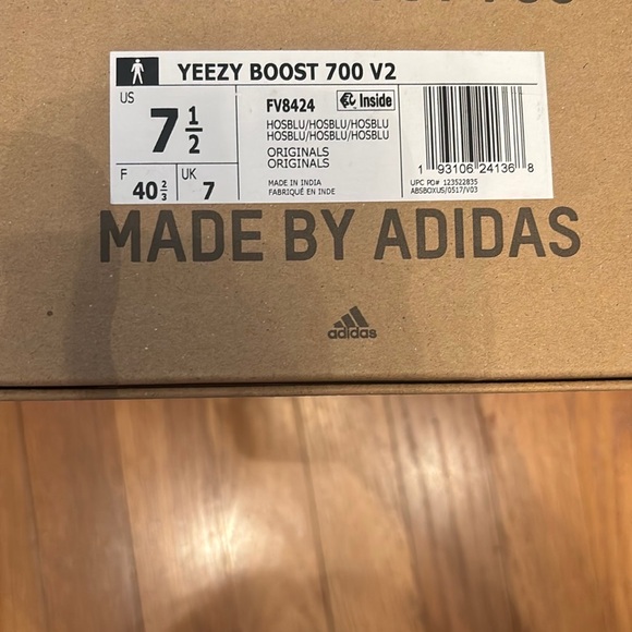 yeezy boost 700 in hospital blue.